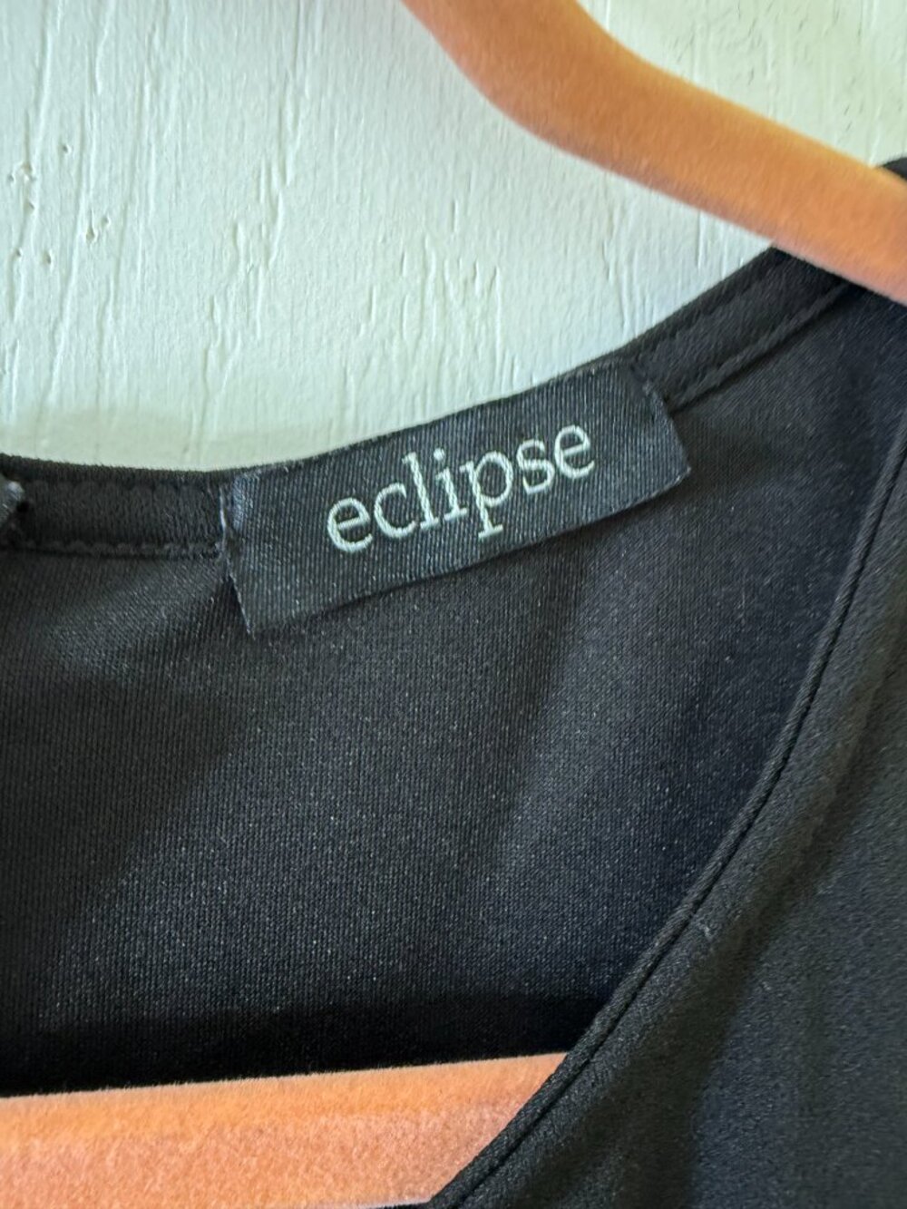 🦋 2/30 Eclipse Black Cold Shoulder Belted Jumpsuit S - Picture 4 of 8
